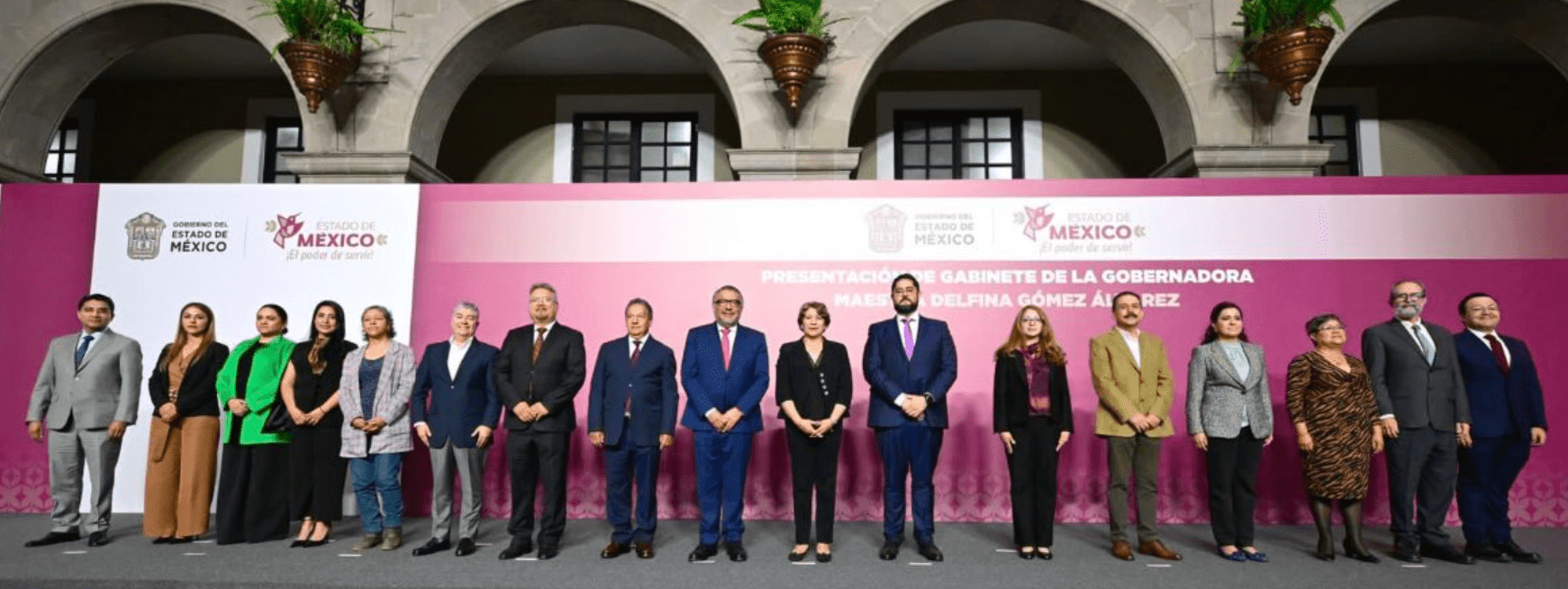 Delfina Gómez ha dado a conocer a su equipo de gobierno para el Estado de México