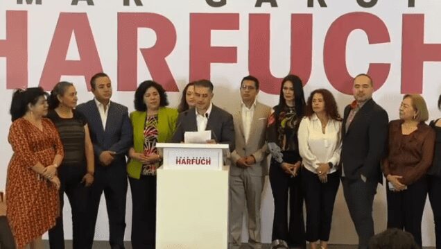 Omar Harfuch se inscribe para liderar la gestión de la defensa de la transformación en la Ciudad de México