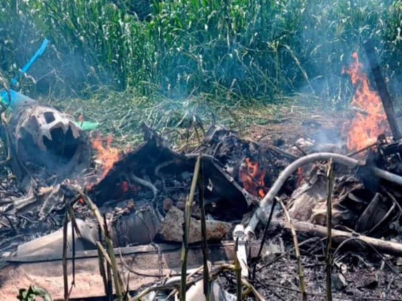 Se desploma un helicóptero en Jalisco, deja tres personas sin vida