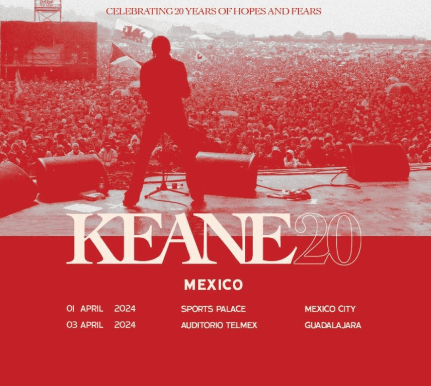 ¡Keane vuelve a visitar México! Aquí tienes las fechas de los conciertos y toda la información importante que necesitas conocer