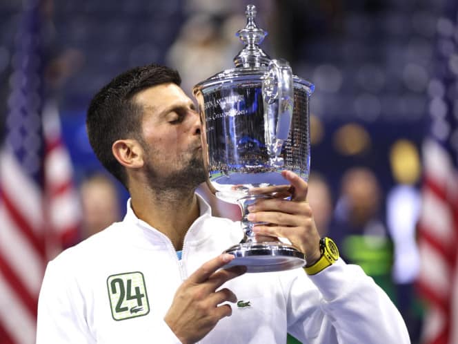 ¡Novak Djokovic lo logra!; obtiene su Grand Slams número 24 y no puede contener el llanto