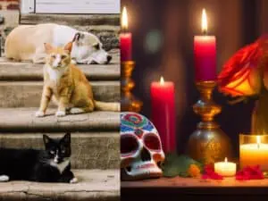 El Día de Muertos y la tradición de las almas de las mascotas fallecidas