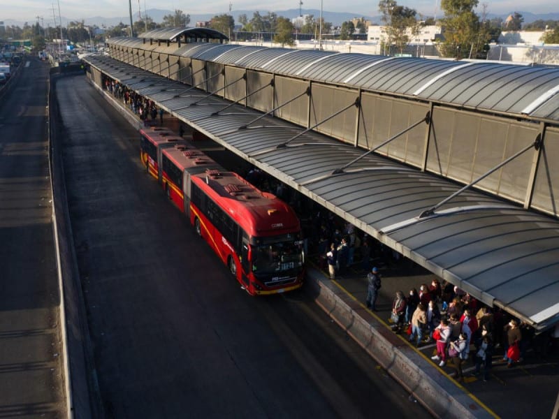 Se informa sobre el cierre del servicio del Metrobús Indios Verdes durante el próximo fin de semana debido a trabajos de construcción