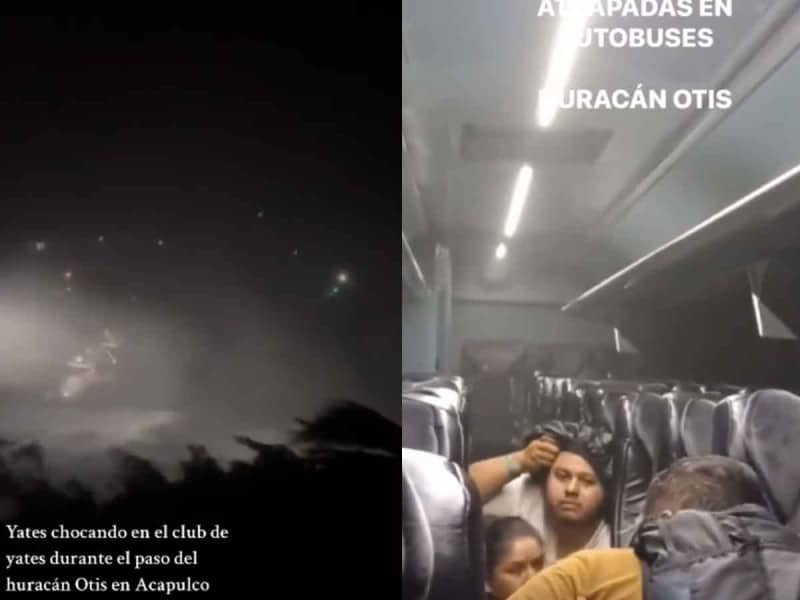 Huracán Otis provoca terror a cientos de turistas