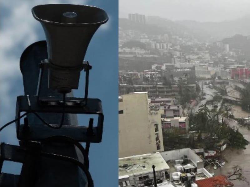 La rehabilitación de la Alerta Sísmica en la CDMX tomará tiempo tras los daños causados por el huracán Otis, ¡Que no cunda el pánico!