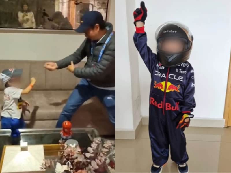 Un niño interpreta el papel de Checo Pérez al ganar el primer lugar y conmueve en las redes sociales
