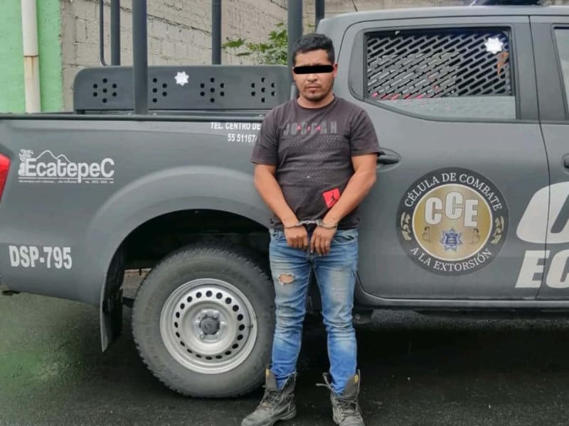 Atrapan a un presunto extorsionador que amenazaba con hacerle daño a una familia a menos que le entregaran dinero