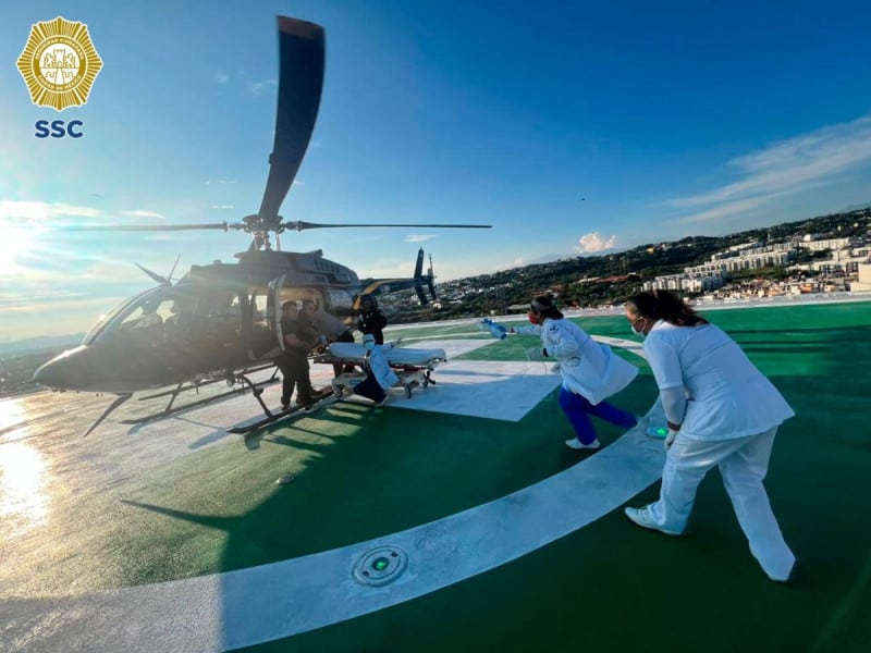 Helicópteros de la CDMX se movilizan a Acapulco para trasladar a tres niños en estado grave y con intubación
