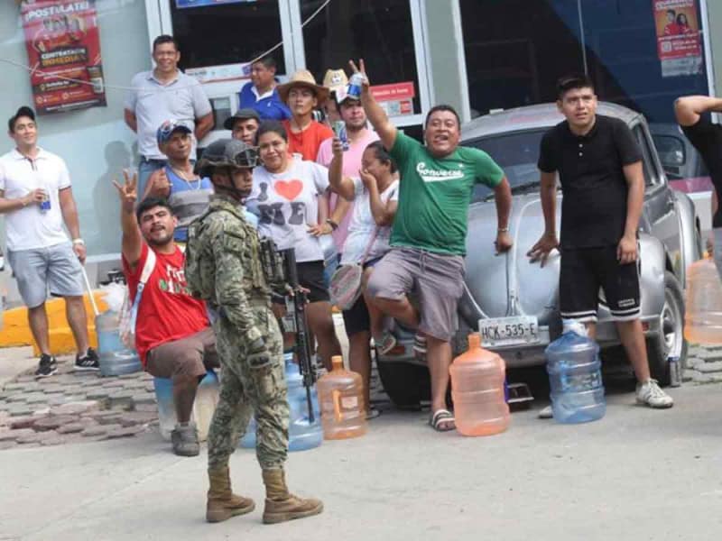 La Guardia Nacional trabaja para restablecer el orden en Acapulco
