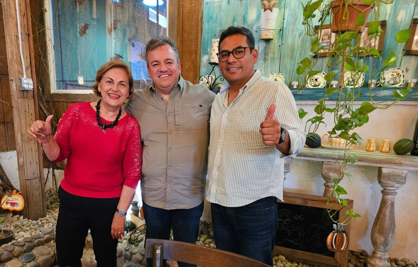 Guadalupe Gutiérrez Fregoso, Omar Sarabia y Alberto Capella dialogan por el bienestar de Tijuana