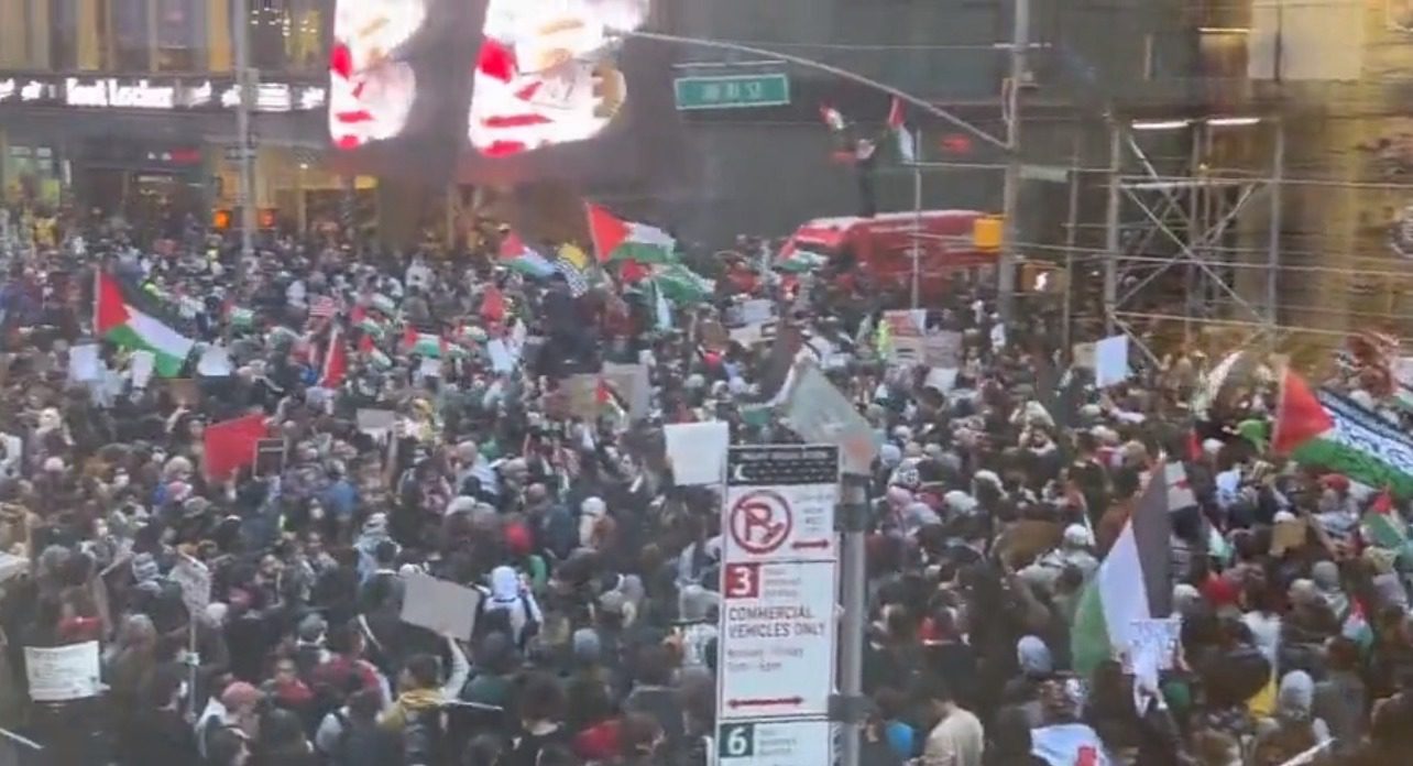 En Nueva York continúan las marchas a favor de Palestina