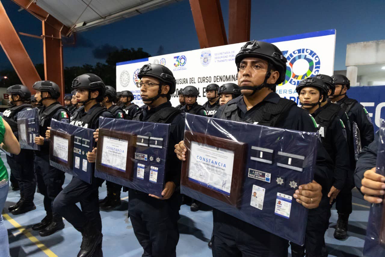 Culminan 38 elementos “Curso Básico Policial Equivalente”