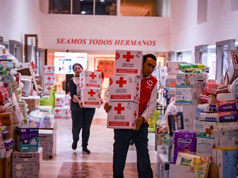 La Cruz Roja solicita no detener apoyos para damnificados de Acapulco