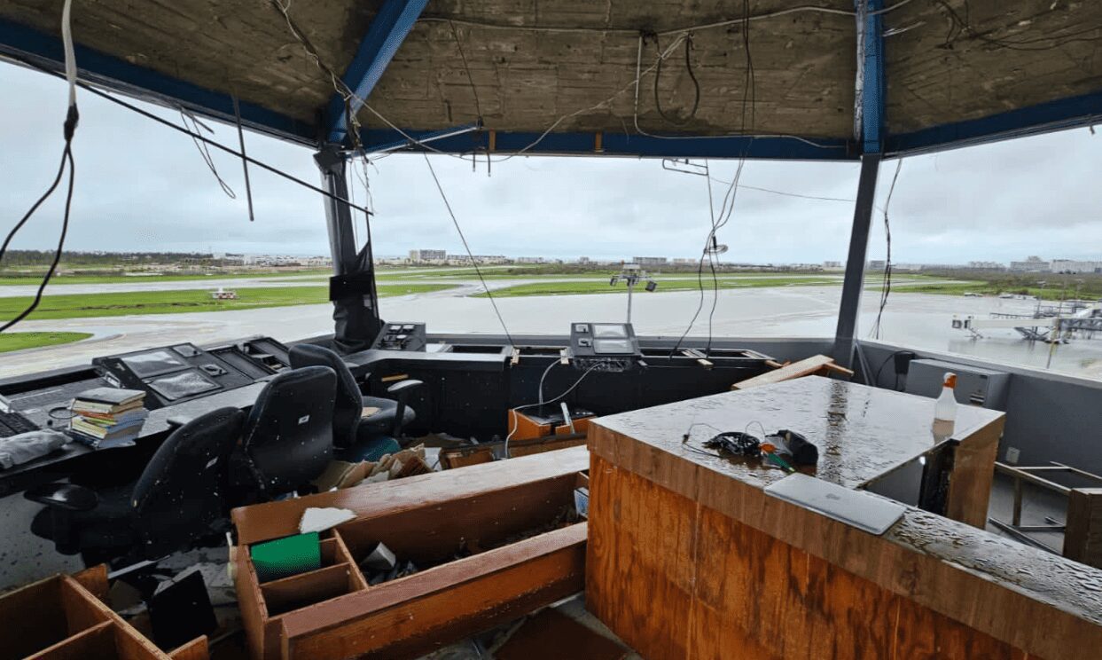 La torre de control del Aeropuerto de Acapulco ha sido recuperada para ser utilizada en el puente aéreo