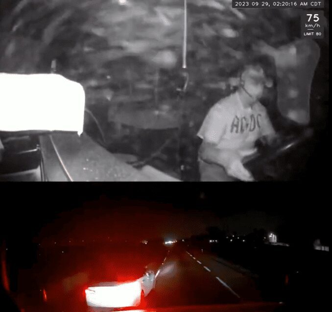 Un conductor de un tráiler en el Circuito Mexiquense fue atacado a tiros en un intento de robo, pero respondió al ataque y logró salir ileso