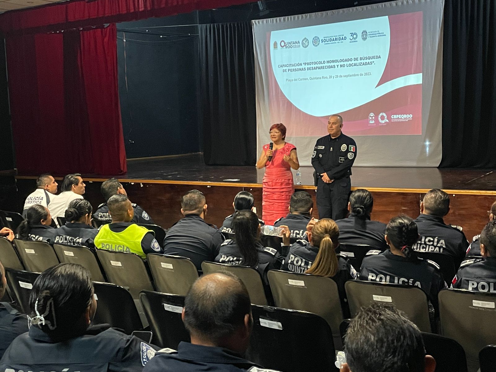 La Policía Municipal de Solidaridad se capacita en búsqueda de personas desaparecidas y no localizadas