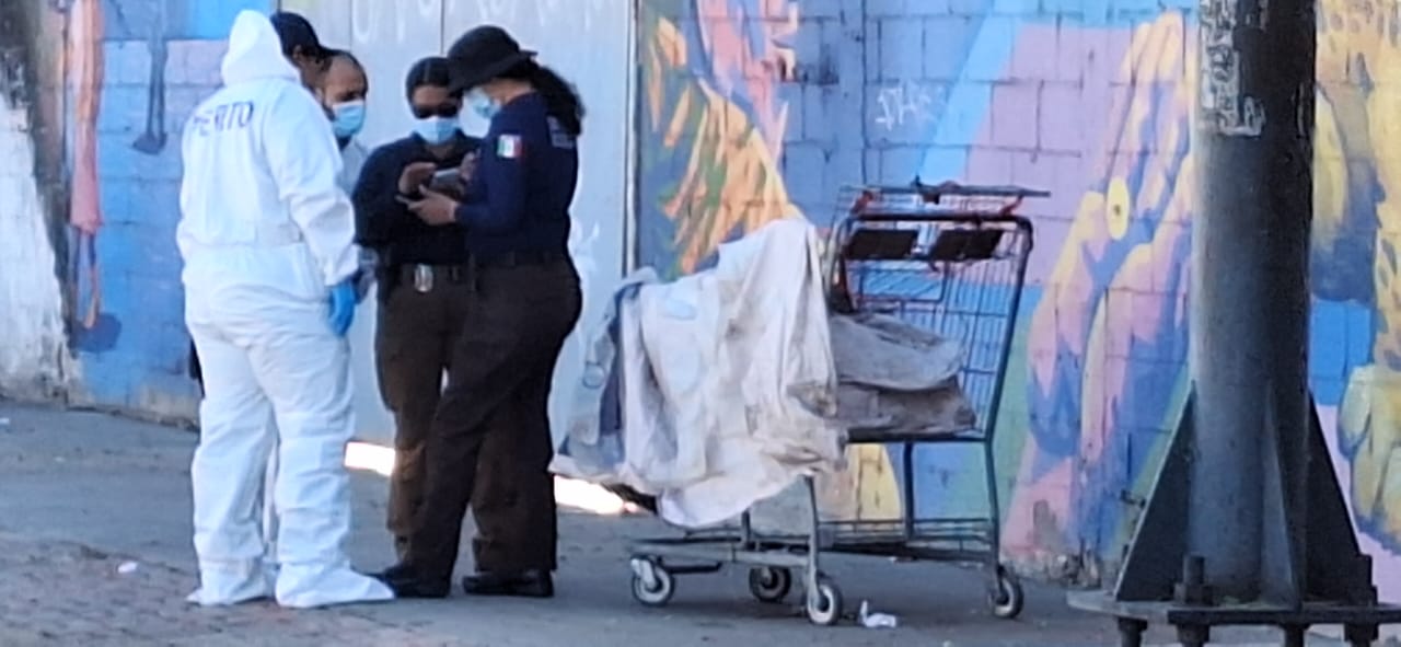Localizan cadáver en un carrito de mandado