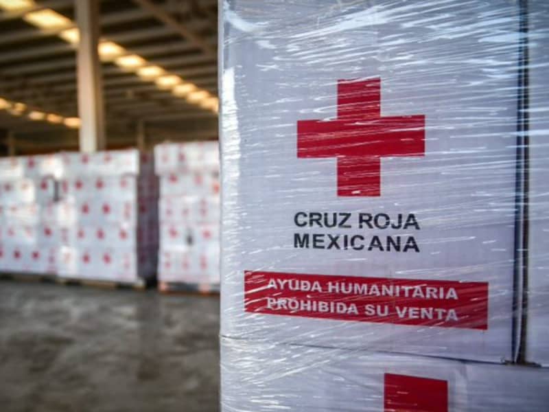 Tras devastación de Otis, abren centro de acopio de la Cruz Roja en CDMX
