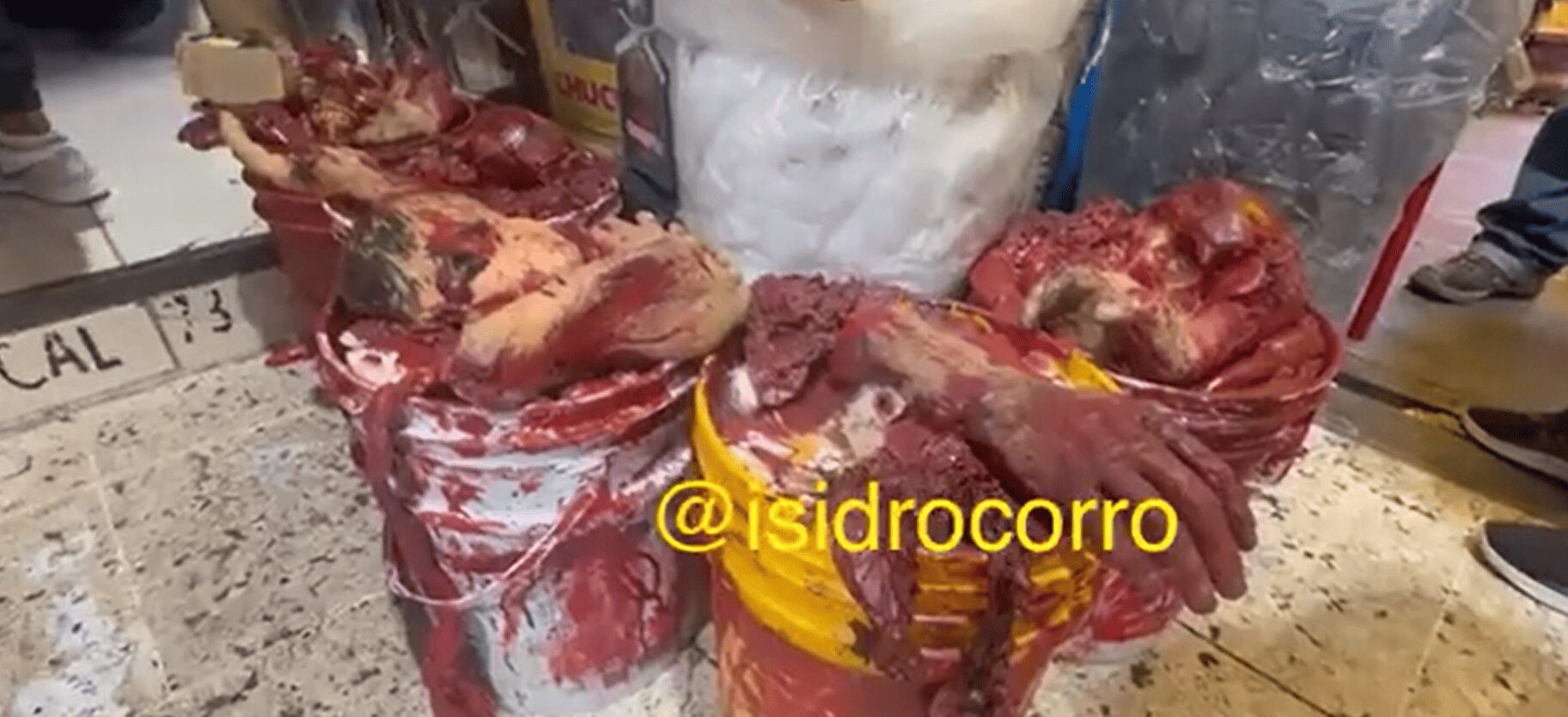 Descuartizados por Halloween en Mercado de Sonora