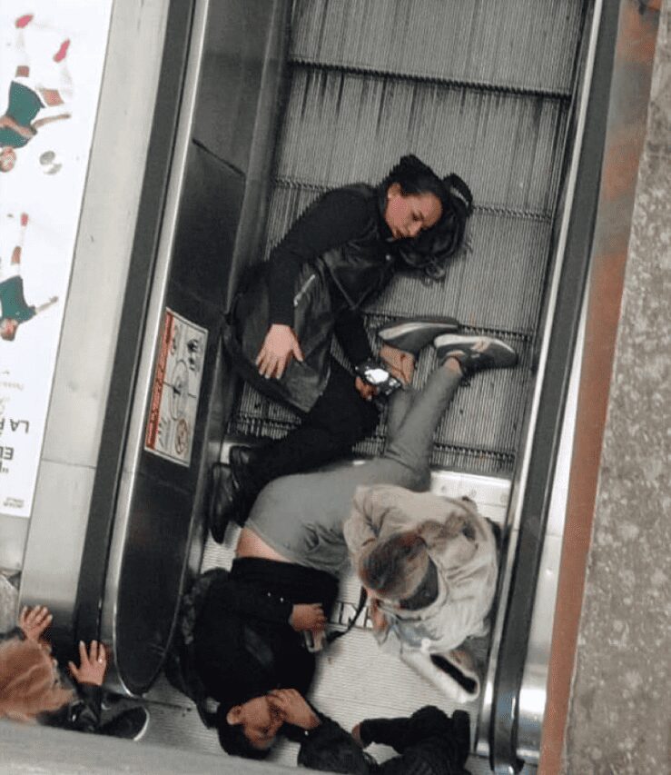 Al menos 7 heridos en escaleras eléctricas en metro Polanco
