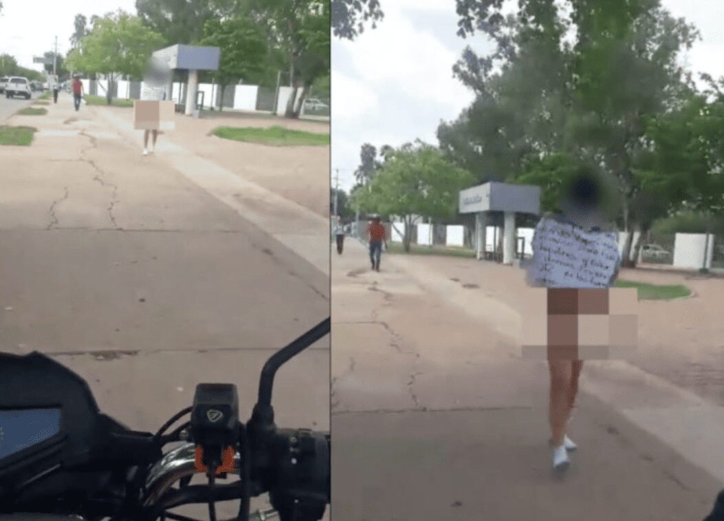 Joven fue desnudado públicamente por vender vapeadores en las calles de Los Mochis, Sinaloa
