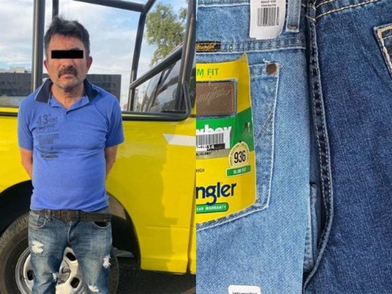 Un hombre de 50 años es detenido al intentar robar dos pantalones