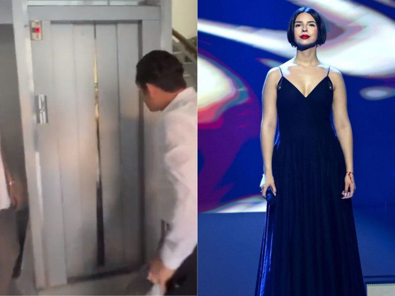 Ángela Aguilar y Kunno enfrentan un inesperado contratiempo: Atrapados en un elevador en Sevilla