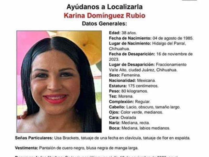 Mujer activista que promovía una vida sin violencia ha desaparecido