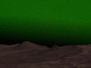 Científicos encuentran que el cielo nocturno de Marte muestra tonalidades verdes