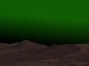 Científicos encuentran que el cielo nocturno de Marte muestra tonalidades verdes