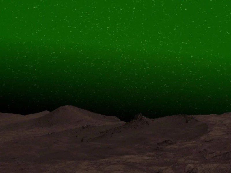 Científicos encuentran que el cielo nocturno de Marte muestra tonalidades verdes