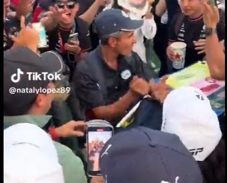 Vendedor de paletas pone el ambiente en el GP de México F1