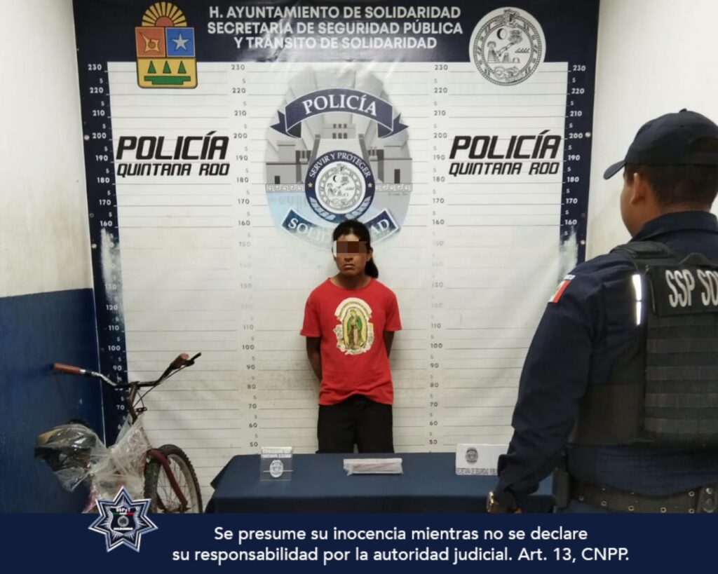 Policía de Solidaridad detiene a hombre por robo