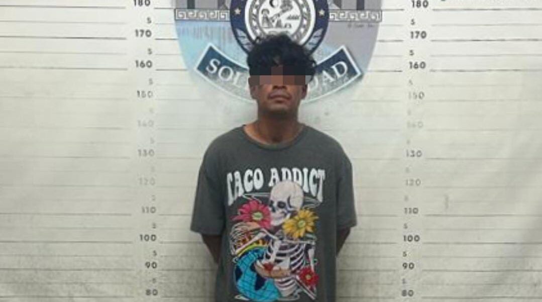 Policías de Solidaridad capturan a sujeto por robo a comercio