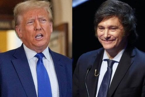 Trump se reunirá con Milei en Argentina
