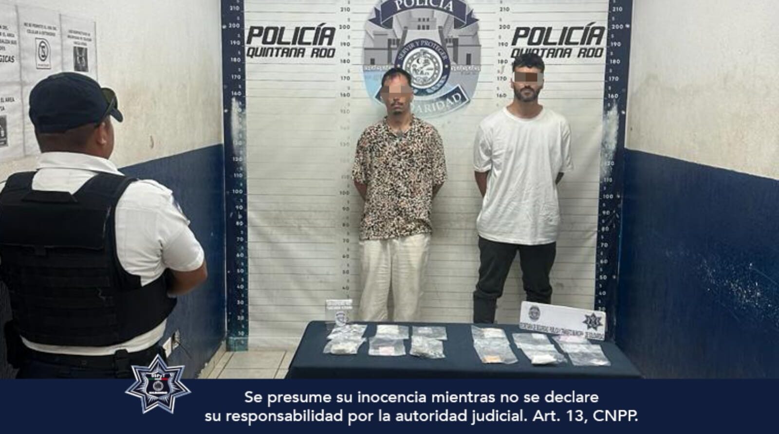 Policía de Solidaridad detiene a dos Individuos de Argentina con drogas