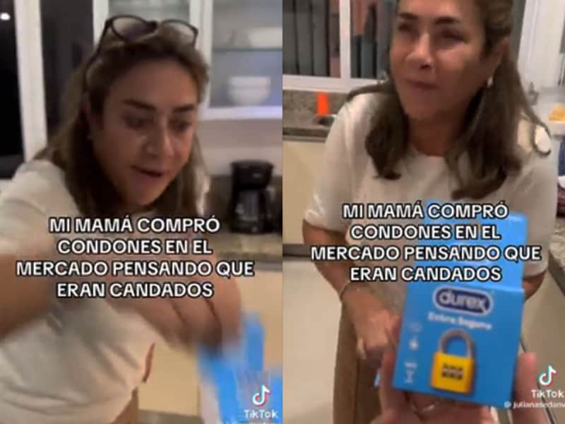 Por confusión mamá compra condones en lugar de candados