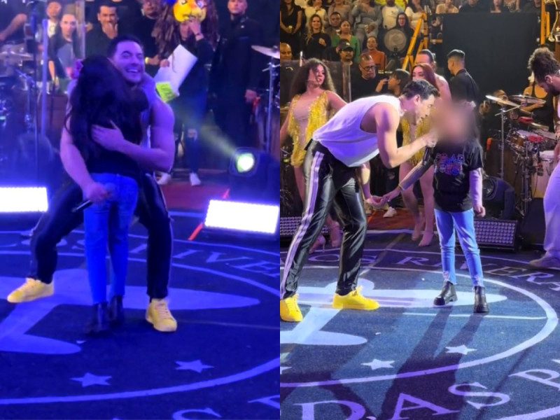 Carlos Rivera le canta y le baila a la niña que ahorró 3 años para ir a su concierto