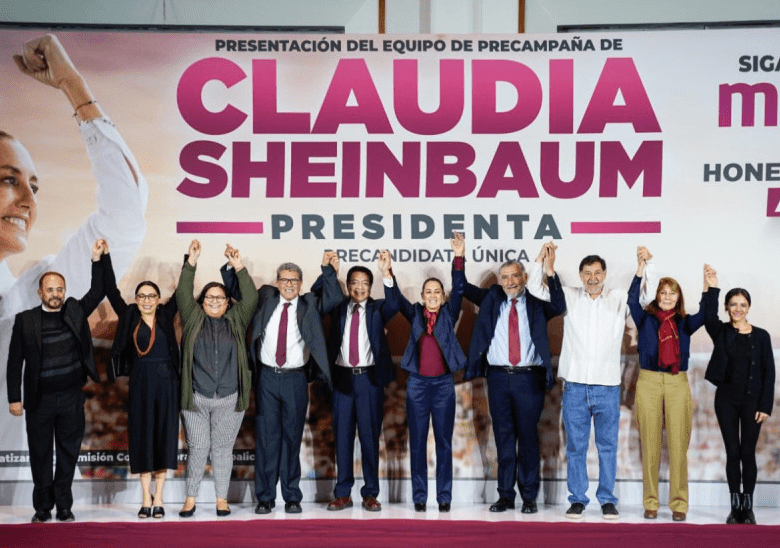 Sheinbaum revela su equipo de coordinación para la precampaña presidencial