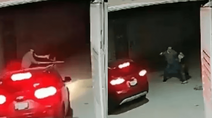 Policía golpea a mujer en Oaxaca