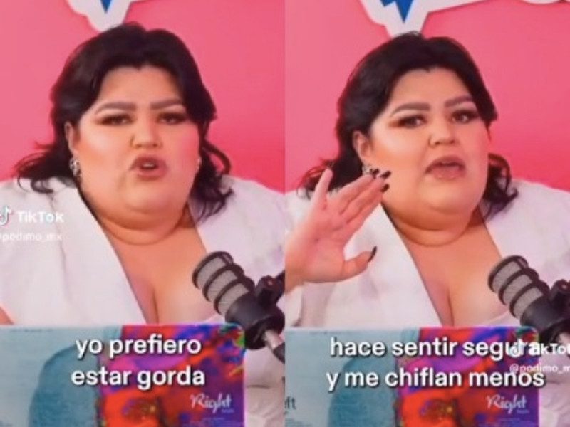 Mujer asegura que prefiere ser gorda a ser acosada