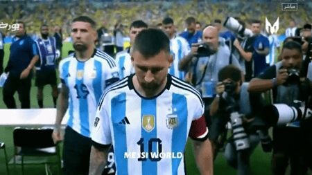 Selección de Argentina, abandona campo de juego por orden de Messi