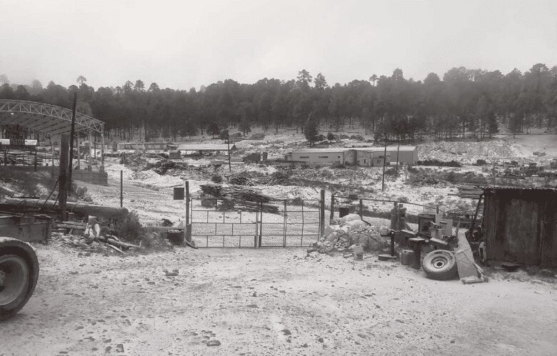 Nieve cubre municipios de Durango