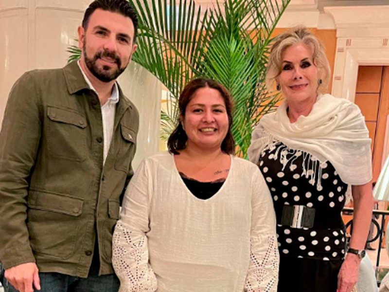 Llega a Egipto la mexicana rescatada de la Franja de Gaza