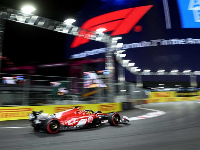 Leclerc domina y gana la pole position del GP de Las Vegas