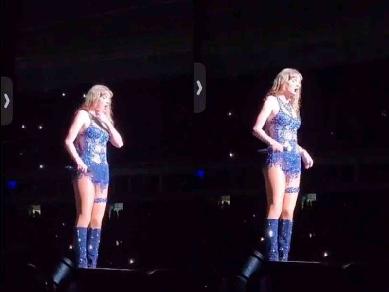 Difunden video de Taylor Swift luchando por respirar en concierto de Brasil