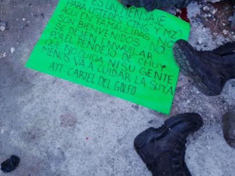 En Tamaulipas grupo armado ‘levanta’ cadáveres