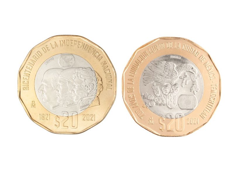 Moneda de 20 pesos del Bicentenario se vende por millones