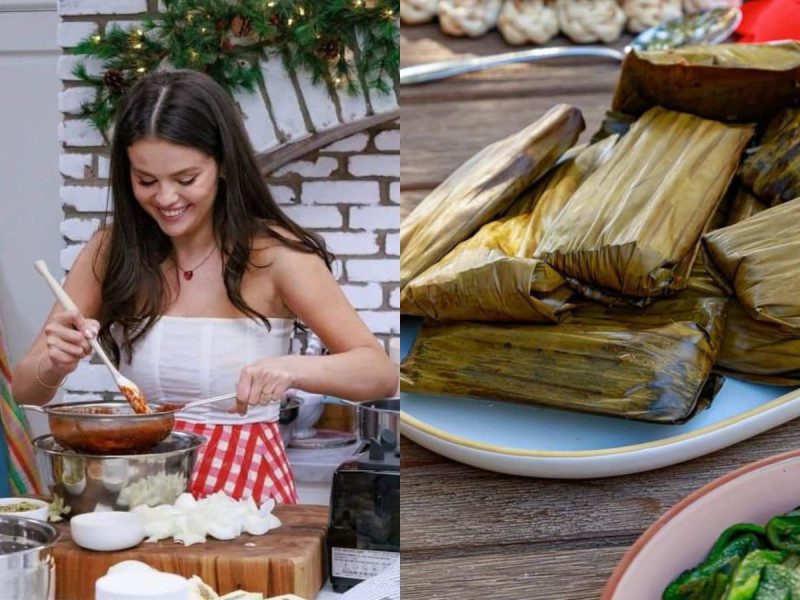 Selena Gomez redescubre sus raíces mexicanas al cocinar tamales para la cena navideña