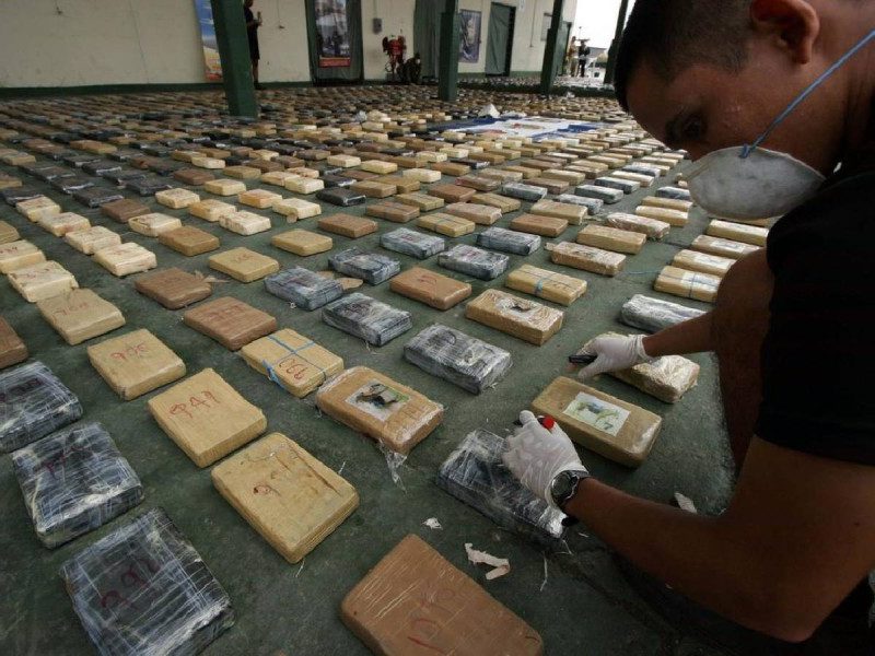 Colombia decomisó 348 toneladas de cocaína en 2023